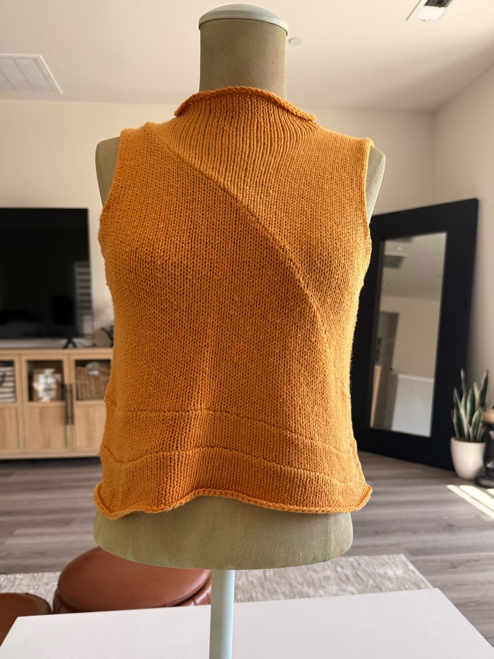 SKIF textured knit Sleeveless tank top Women's Summer vacay outfit